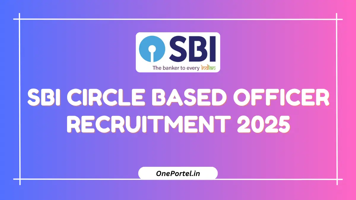 SBI CBO Recruitment 2025